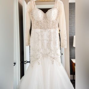 Designer, customer made wedding dress